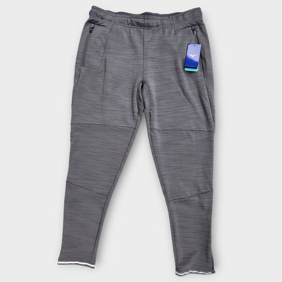 Mizuno Infinity Jogger Women's L Gray Zippered Ankle Athletic Elastic Waist NWT - Picture 1 of 8